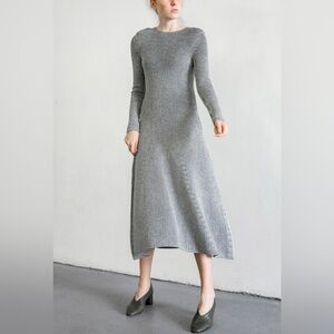 Mara Hoffman Gray Jasmine Sweater Dress Size Small